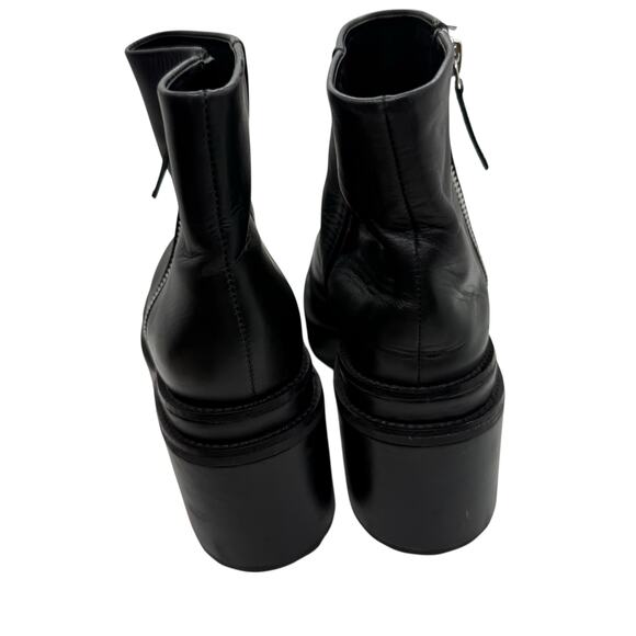 Cult Gaia Brenda Leather Platform Boot Black size 37.5 / 7.5 - Picture 5 of 7